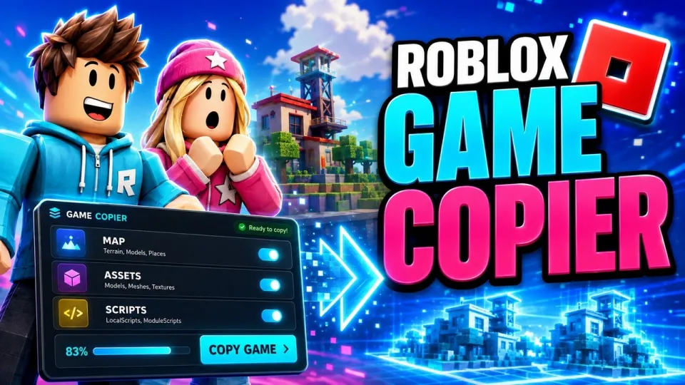 How to Copy Roblox Games in Roblox Studio 2026 | Roblox Game Copier